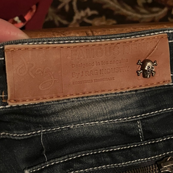 Authentic JRag Industry Famous Denim size 24 Dark Indigo - Picture 9 of 16